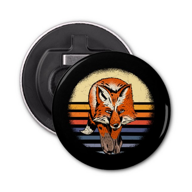 Fox Retro  Bottle Opener (Front)
