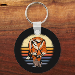 Fox Retro  Key Ring