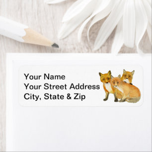 Fox Return Address Label