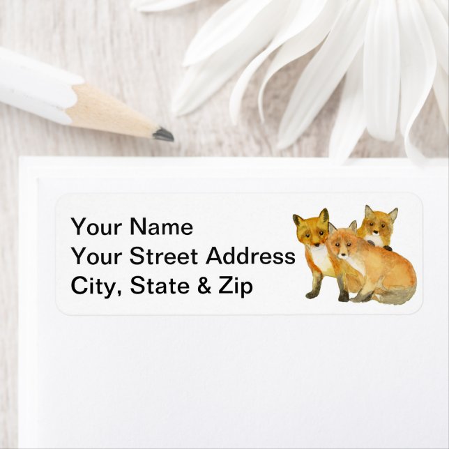 Fox Return Address Label (Insitu)
