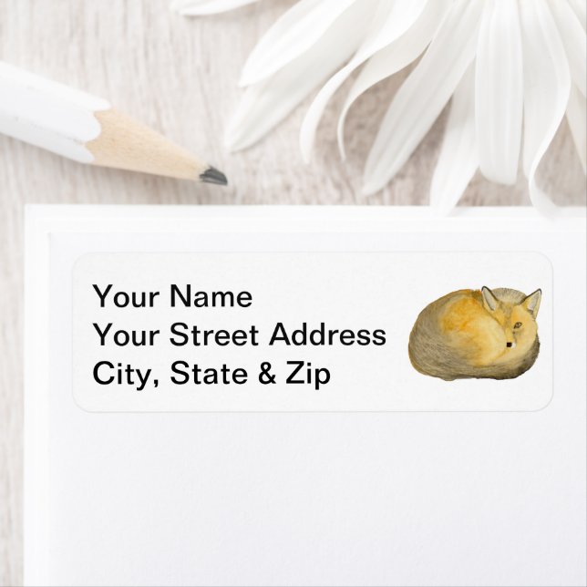Fox Return Address Label (Insitu)