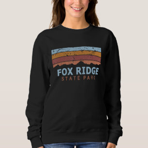Fox Ridge State Park Illinois Retro Cool Sweatshirt