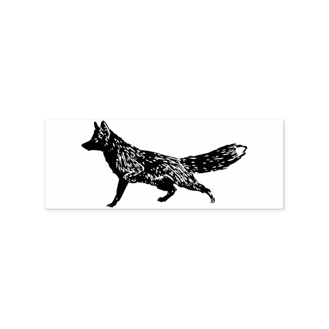 Fox Rubber Stamp (Imprint)