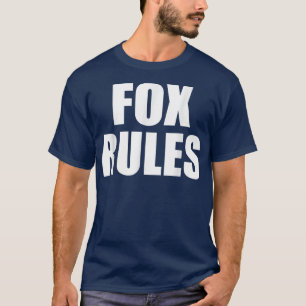 FOX Rules Son Daughter Boy Girl Baby Name T-Shirt