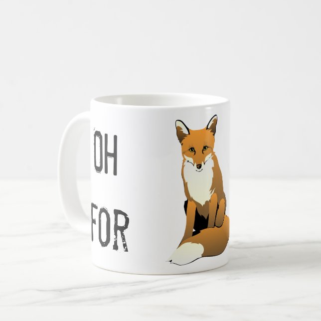 Fox Sake Mug (Front Left)
