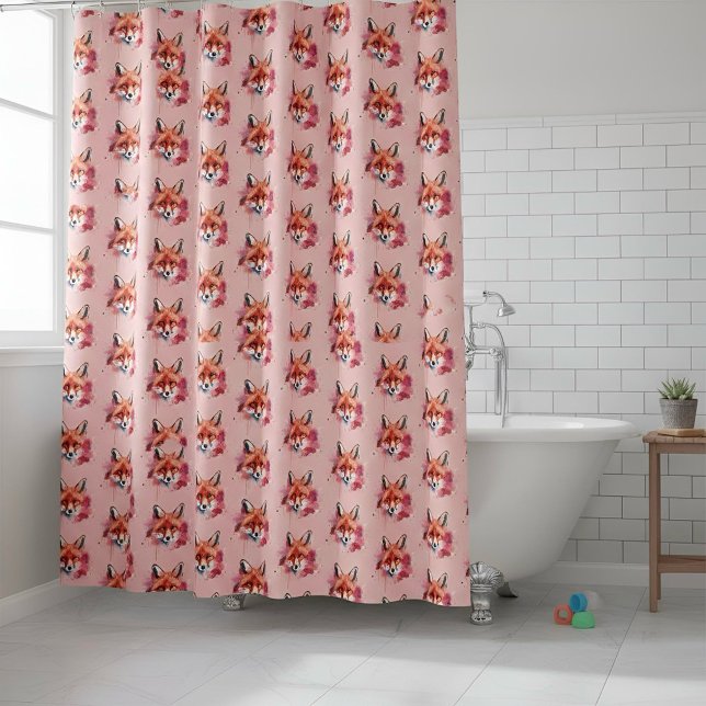 Fox Shower Curtain (Creator Uploaded)