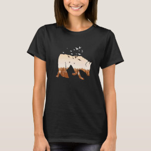 Fox silhouette fox hunting hunter hunting natur au T-Shirt