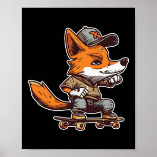 Fox Skateboarding Hob Poster