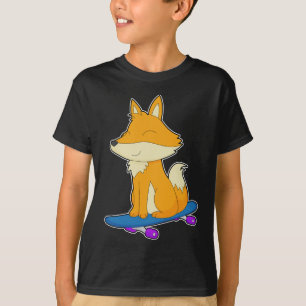 Fox Skater Skateboard Sports T-Shirt