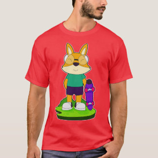 Fox Skater Skateboard T-Shirt