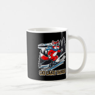 Fox Skiing Alpine Ski Adventure Lake Tahoe Califor Coffee Mug