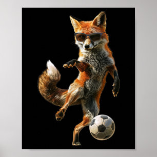 Fox Soccer Football  Poster