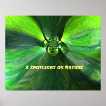 Fox Spotlight Green Leaf Pattern Country