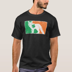 Fox St Patrick's Day Irish Flag C Distressed T-Shirt