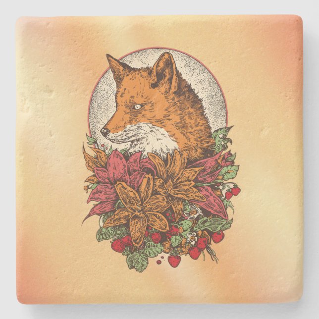 Fox Stone Coaster (Front)