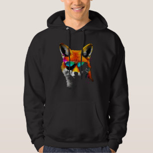 Fox Sunglasses  Animal Fox 1 Hoodie