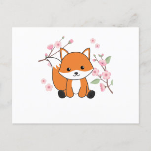 Fox Sweet Animals For Kawaii Foxes Postcard