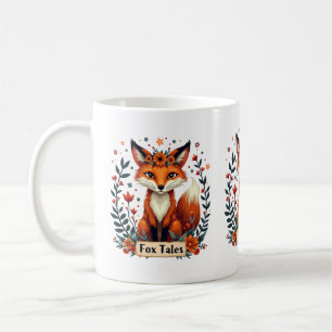 Fox Tales Boho Woodland Animal Art Coffee Mug
