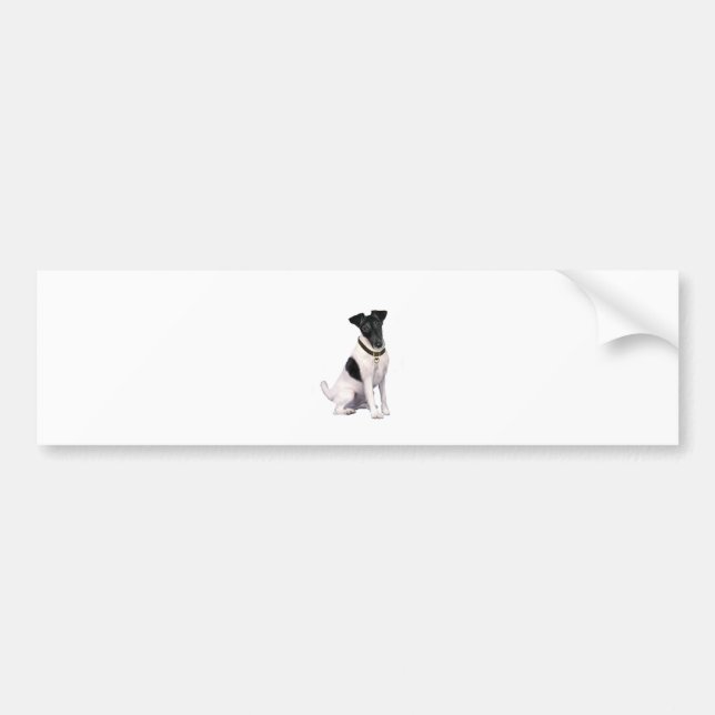 Fox Terrier (A) - Smooth - black-white Bumper Sticker (Front)