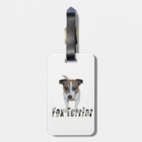 Fox Terrier And Fox Terrier Logo, White