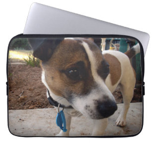 Fox Terrier Attraction,_ Laptop Sleeve
