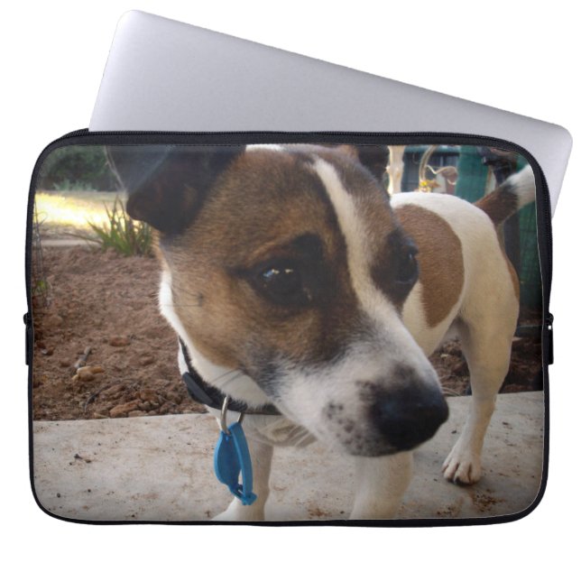 Fox Terrier Attraction,_ Laptop Sleeve (Front)