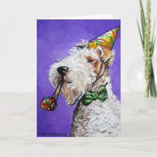 Fox Terrier Birthday Card