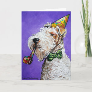 Fox Terrier Birthday Card