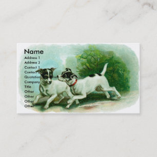 Fox Terrier Business Card