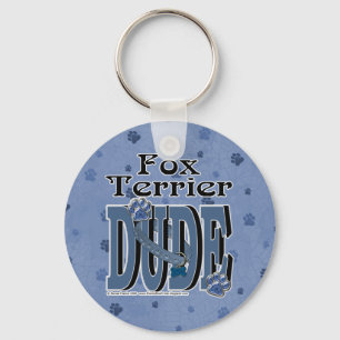Fox Terrier DUDE Key Ring