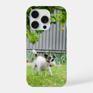 Fox Terrier Funny Scare Face, iPhone 15 Pro Case