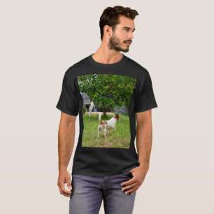 Fox Terrier Leaping Into A Tree, T-Shirt