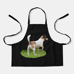 Fox Terrier On Alert, Kids Full Print Apron