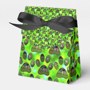 Fox Terrier Paw Prints, Favour Box