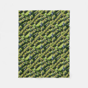 Fox Terrier Photo Collage, Fleece Blanket