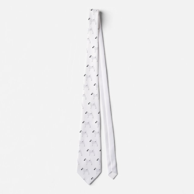 Fox Terrier Smooth Tie (Front)