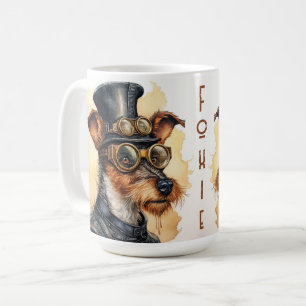 Fox Terrier Steampunk Dog Coffee Mug