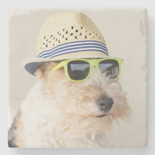 Fox Terrier Stone Coaster