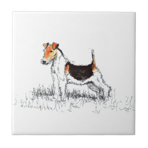 Fox Terrier Tile