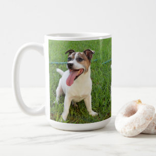 Fox Terrier, Tongue In Cheek,   Coffee Mug