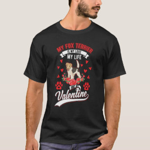 Fox Terrier Valentine's Day Wire Fox Terrier T-Shirt