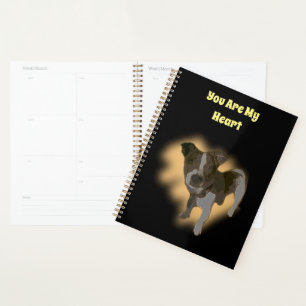 Fox Terrier Watercolor, Planner