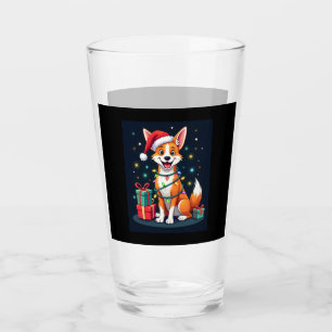 Fox Terrier Xmas Lighting Santa Fox Terrier Dog Ch Glass
