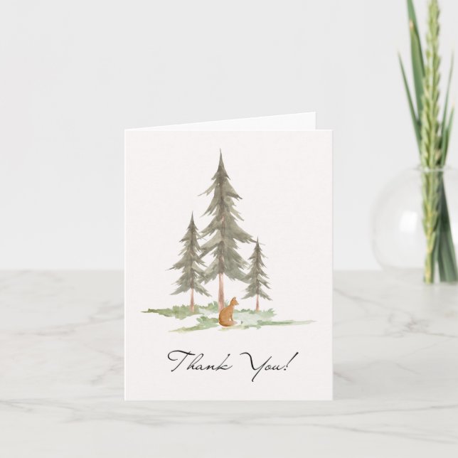 Fox Thank You Card (Front)