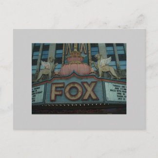 Fox Theatre, Detroit, Michigan Postcard