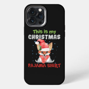 Fox This Is My Christmas Pajama Shirt T-Shirt Fox iPhone 13 Pro Max Case