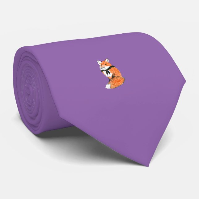 Fox Tie Purple (Rolled)