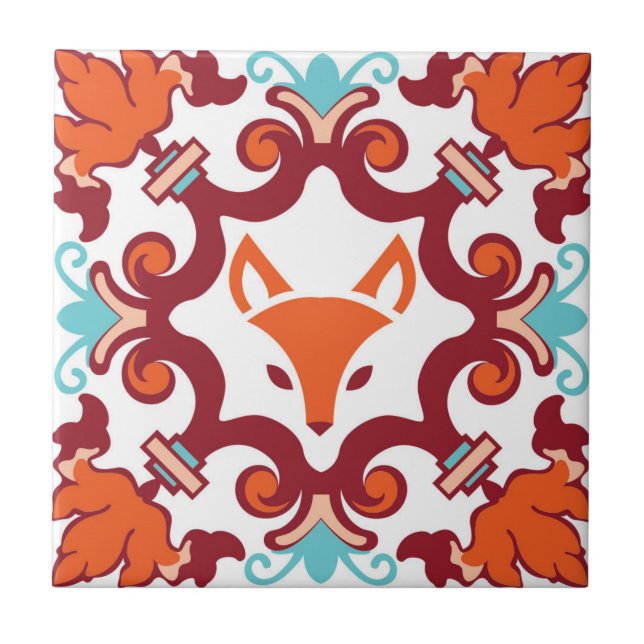 Fox tile. ceramic tile (Front)