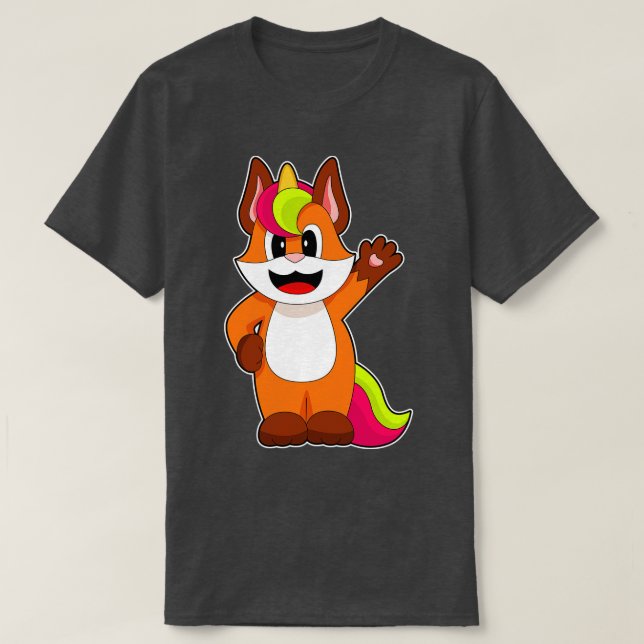 Fox Unicorn T-Shirt (Design Front)