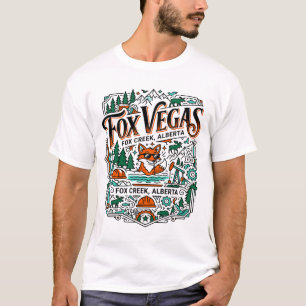 Fox Vegas Wilderness Of Fox Creek Alberta T-Shirt